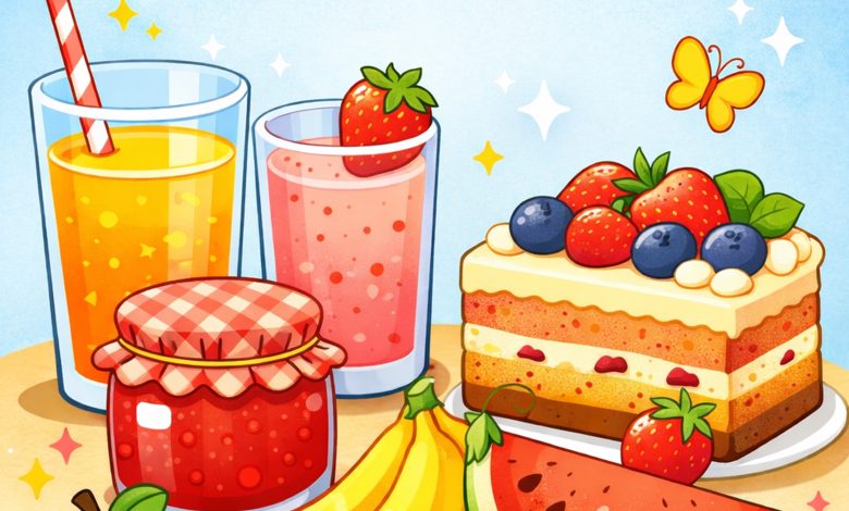 كراسة تلوين الفواكه واستخداماتها