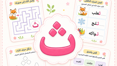 أنشطة حرف الثاء