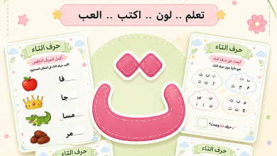 أنشطة حرف التاء