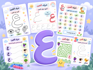 أنشطة حرف العين
