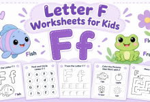Letter F Worksheets for Kids