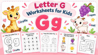 Letter G Worksheets
