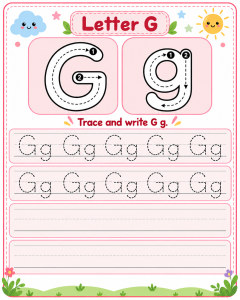 تتبع حرف G