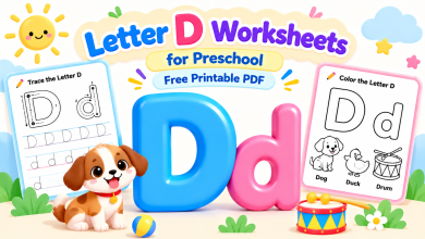 Letter D Worksheets for Preschool