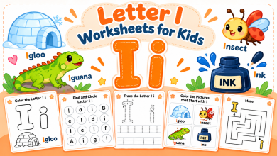 Letter I Worksheets